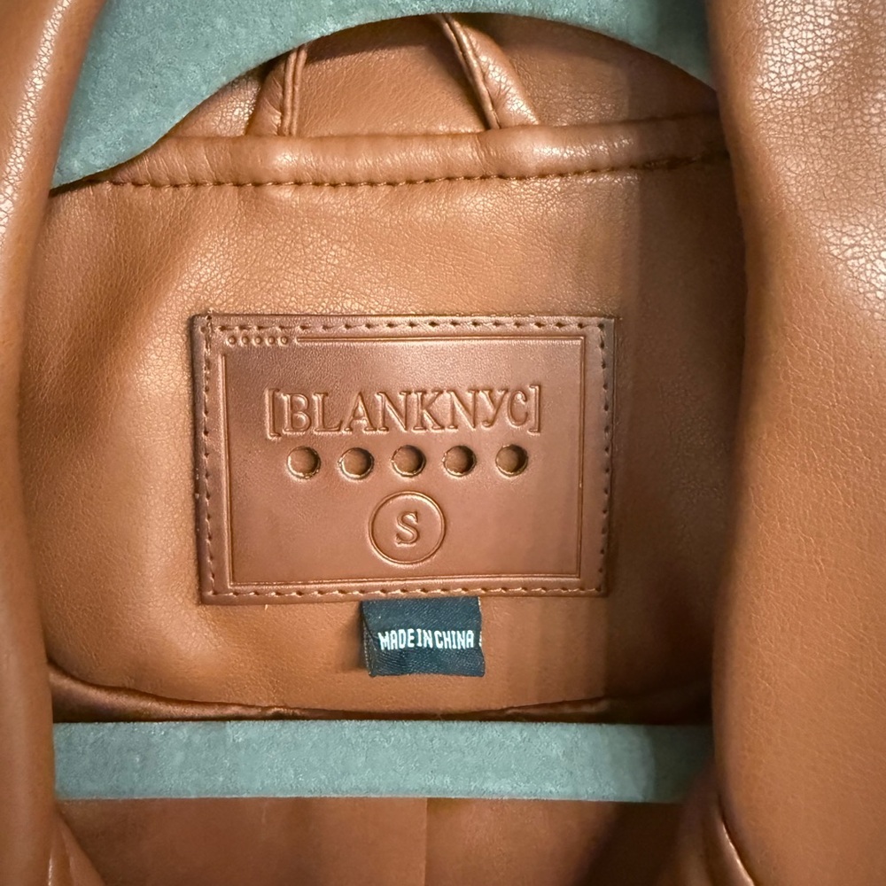 BLANKNYC Good Vibes Faux Leather Moto Jacket - Picture 4 of 4